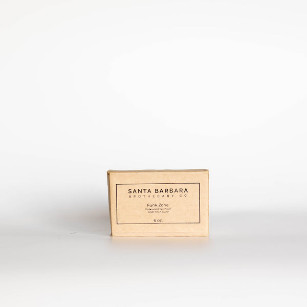 No. 8 - Funk Zone Cedarwood and Patchouli Goat Milk Bar Soap