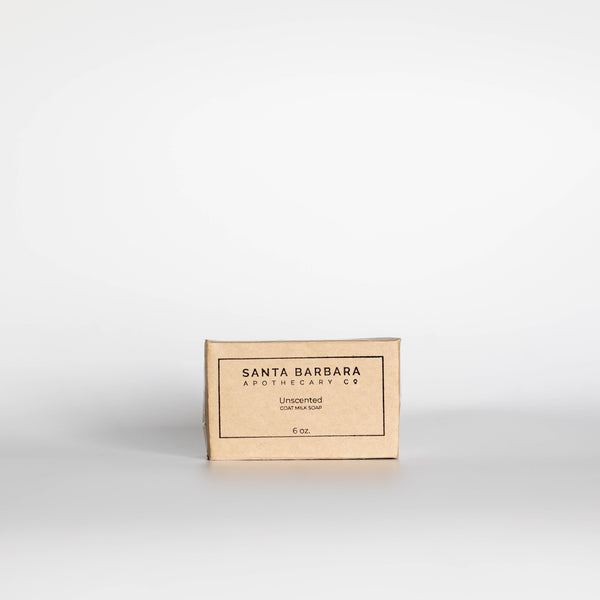 Unscented Goat Milk Soap - Fragrance Free Bar Soap with Raw Goat Milk and Olive Oil